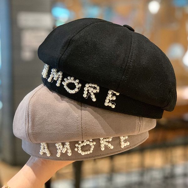 korean pearl beret children's fur in autumn and winter english alphabet painter's hat net red pumpkin, Blue;gray
korean pearl beret children's fur in autumn and winter english alphabet painter's hat net red pumpkin, Blue;gray