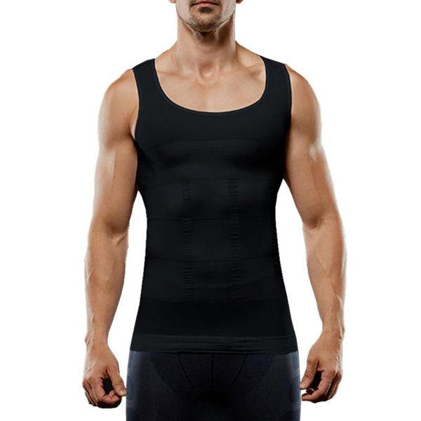 men's body shapers sleeveless t-shirt tightening the abdomen tight vest sports fitness high elastic corset, Black;brown
men's body shapers sleeveless t-shirt tightening the abdomen tight vest sports fitness high elastic corset, Black;brown