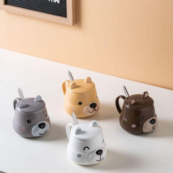 mugs creative handmade coffee cups ceramic with lid bear shaped tea milk breakfast mug oatmeal yogurt cup unique novelty gift
mugs creative handmade coffee cups ceramic with lid bear shaped tea milk breakfast mug oatmeal yogurt cup unique novelty gift