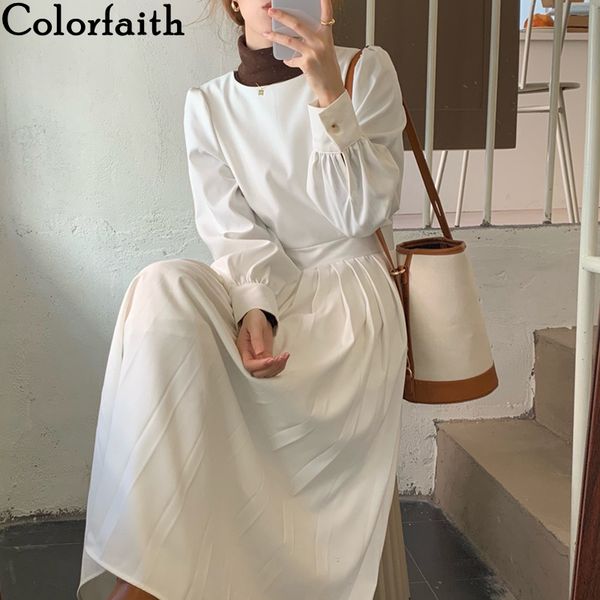 colorfith new 2021 womens utumn winter dresses solid high wist pleted fshionble vintge oversize wild long dress dr548, Black;gray
colorfith new 2021 womens utumn winter dresses solid high wist pleted fshionble vintge oversize wild long dress dr548, Black;gray