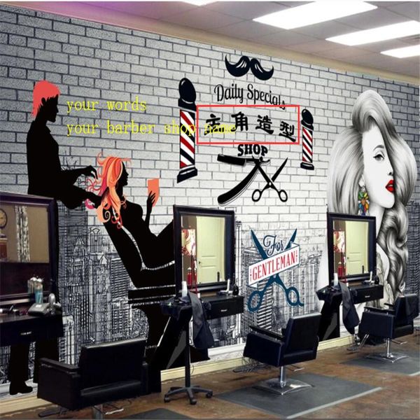 wallpapers european and american gray brick wall beauty salon barber shop industrial decor mural wallpaper 3d hair paper
wallpapers european and american gray brick wall beauty salon barber shop industrial decor mural wallpaper 3d hair paper