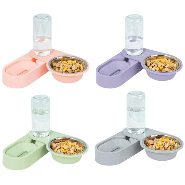 cat bowls & feeders 2 in1 automatic water dispenser set stainless steel no-spill dog feeder bowl bottle corner feeding dish
cat bowls & feeders 2 in1 automatic water dispenser set stainless steel no-spill dog feeder bowl bottle corner feeding dish