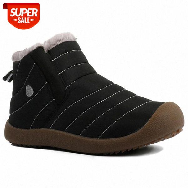 women winter ankle boots snow thick fur warm women snow boots warm plush ankle waterproof casual shoes female #dn6w, Black
