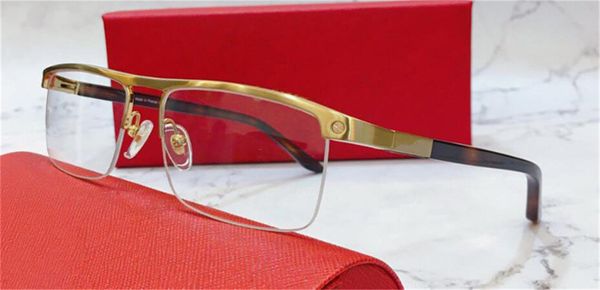 selling fashion design half-frame metal frame 4567598 gold plated plate legs ultra light optical glasses men classic business style quality, Black
selling fashion design half-frame metal frame 4567598 gold plated plate legs ultra light optical glasses men classic business style quality, Black