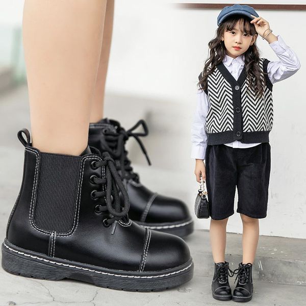 new spring boots girls boys breathable motorcycle boots children shoes student ankle lace-up baby toddler black white 03, Black;grey
new spring boots girls boys breathable motorcycle boots children shoes student ankle lace-up baby toddler black white 03, Black;grey