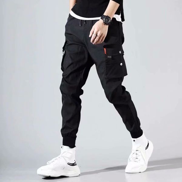 trendy brand overalls men's korean fashion loose leggings summer sports students' leisure pants, Black
trendy brand overalls men's korean fashion loose leggings summer sports students' leisure pants, Black