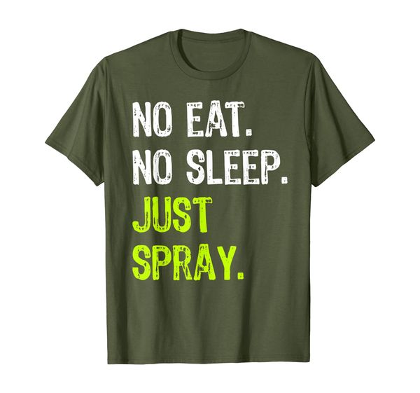 no eat no sleep just spray repeat spray can graffiti gift t-shirt, White;black
