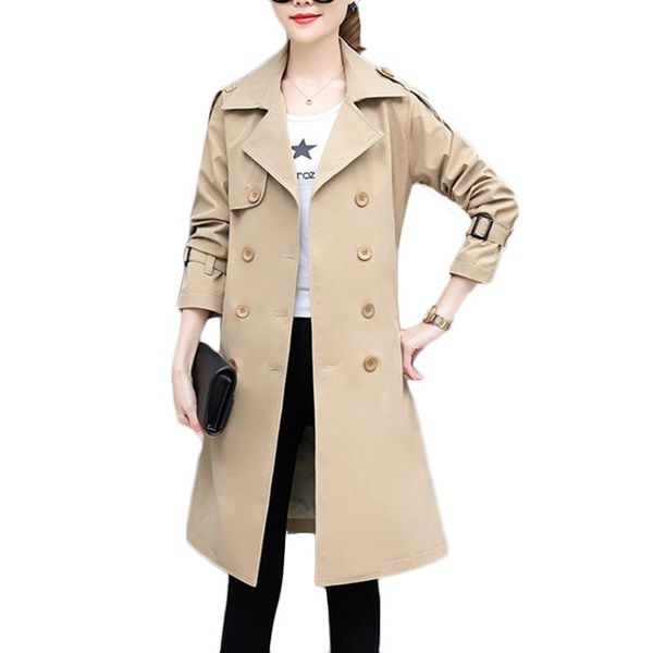 women's trench coats plus size windbreaker women long casual coat 2021 spring autumn womens khaki black double-breasted outerwear 4xl f, Tan;black
women's trench coats plus size windbreaker women long casual coat 2021 spring autumn womens khaki black double-breasted outerwear 4xl f, Tan;black