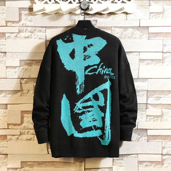new 2021 oversized men's sweaters fashion full sleeve pullove men clothing autumn letter knitted sweater for man sq5a, White;black
new 2021 oversized men's sweaters fashion full sleeve pullove men clothing autumn letter knitted sweater for man sq5a, White;black