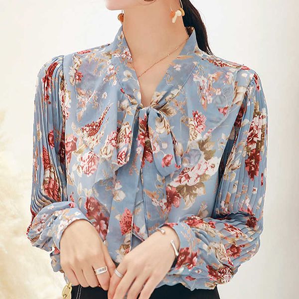 fashion woman blouses long sleeve blouse women bow v-neck print chiffon blouse shirt women clothes blusa feminina c551 210602, White
fashion woman blouses long sleeve blouse women bow v-neck print chiffon blouse shirt women clothes blusa feminina c551 210602, White