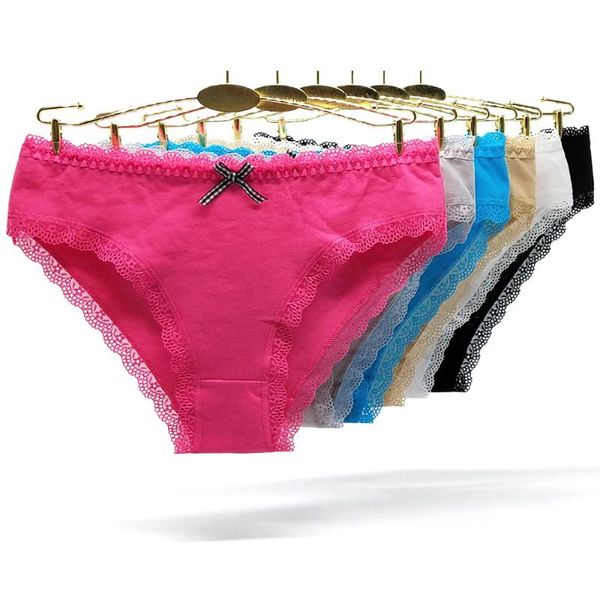women's panties selling 5pcs/lot cotton briefs fashion lace underwear 89325, Black;pink
women's panties selling 5pcs/lot cotton briefs fashion lace underwear 89325, Black;pink