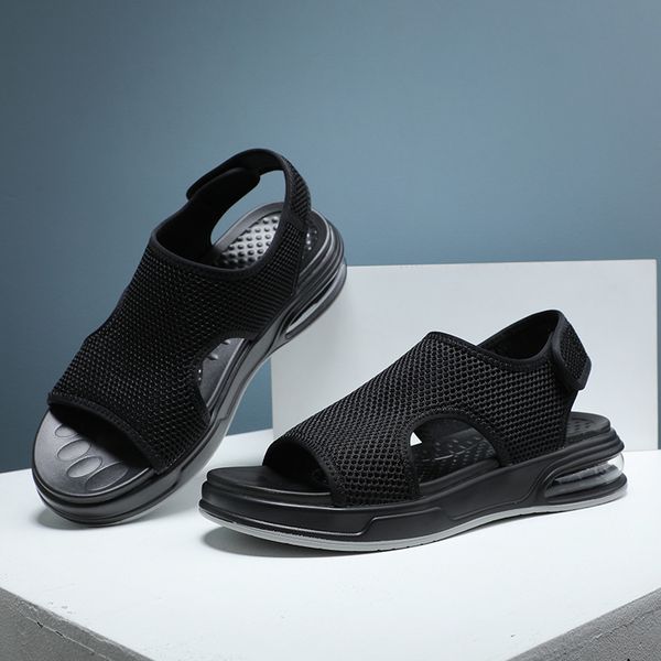 sandals men 2021 bochin summer mesh shoes breathable men's air cushion beach sandals, Black
sandals men 2021 bochin summer mesh shoes breathable men's air cushion beach sandals, Black