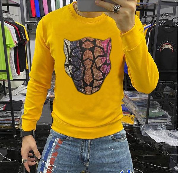 2021 new men clothing rhinestones sweatershirt streetwear mens fashion round neck winter hoodies 6ha9, Black
2021 new men clothing rhinestones sweatershirt streetwear mens fashion round neck winter hoodies 6ha9, Black