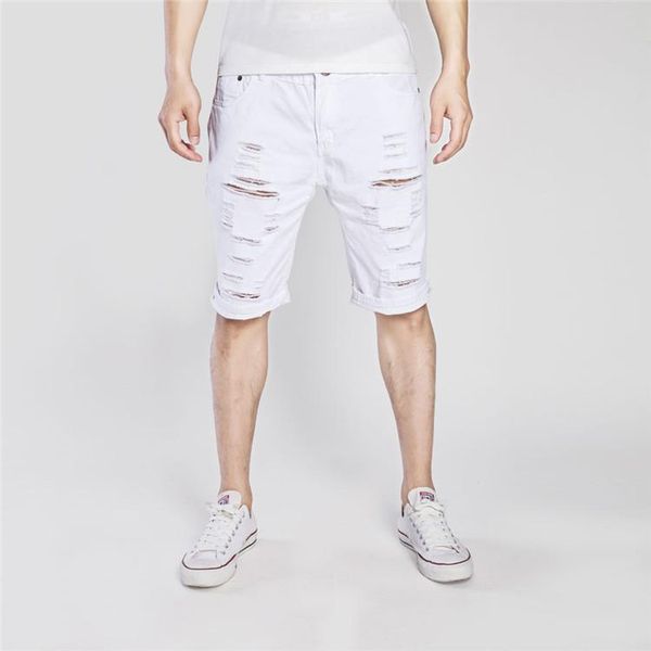 men's pants summer foreign trade shorts european and american ripped holes made old washed casual cross-border denim, Black
men's pants summer foreign trade shorts european and american ripped holes made old washed casual cross-border denim, Black