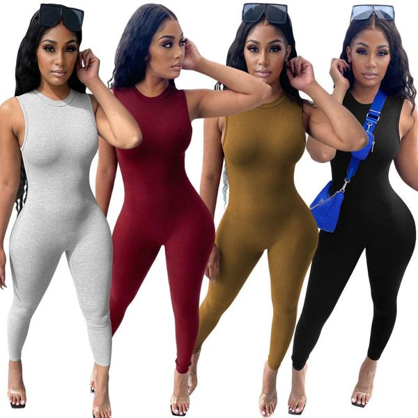 women's jumpsuits & rompers women solid elastic hight knitted slim romper elegant sleeveless bodycon one piece club outfit office lady, Black;white
women's jumpsuits & rompers women solid elastic hight knitted slim romper elegant sleeveless bodycon one piece club outfit office lady, Black;white