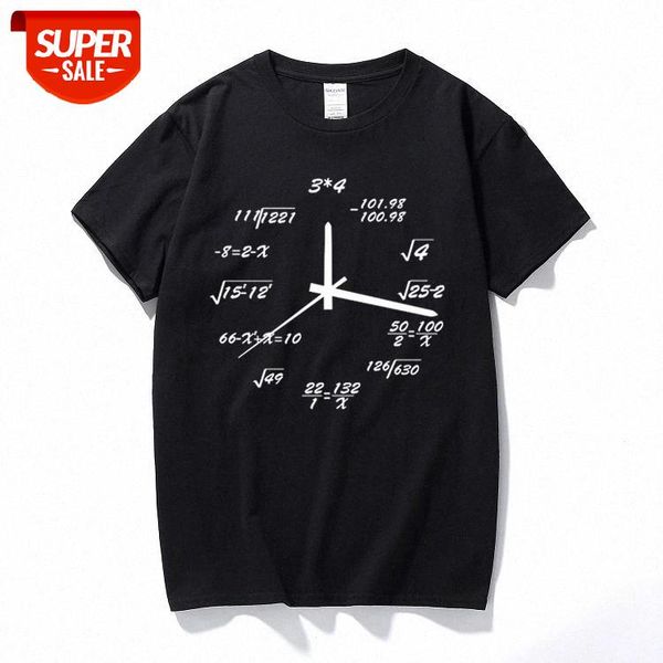 summer math creative clock printed cotton casual t shirt men loose short t-shirts novelty nerd and geek style tshirt #up69, White;black
summer math creative clock printed cotton casual t shirt men loose short t-shirts novelty nerd and geek style tshirt #up69, White;black