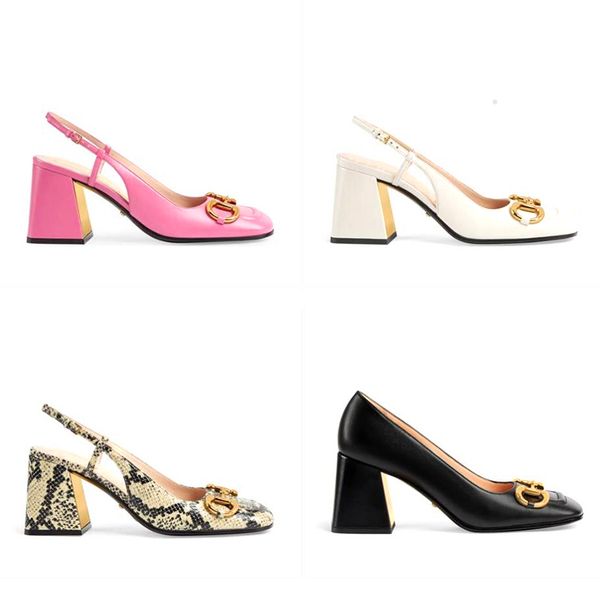 pump women mid-heel 75mm slingback designer dress shoes square toe genuine leather high heels with metal chain sandals no273, Black
pump women mid-heel 75mm slingback designer dress shoes square toe genuine leather high heels with metal chain sandals no273, Black