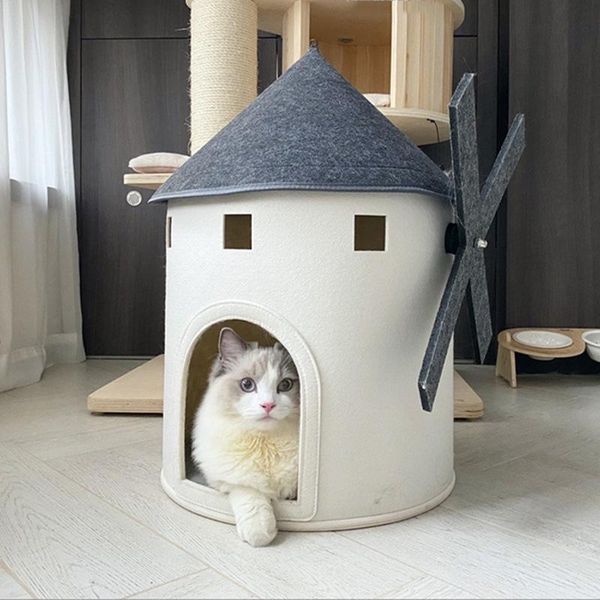 cat beds & furniture cute house windmill shape small pet sleeping rest nest kitten felt semi-closed warm soft comfortable dog kennel
cat beds & furniture cute house windmill shape small pet sleeping rest nest kitten felt semi-closed warm soft comfortable dog kennel