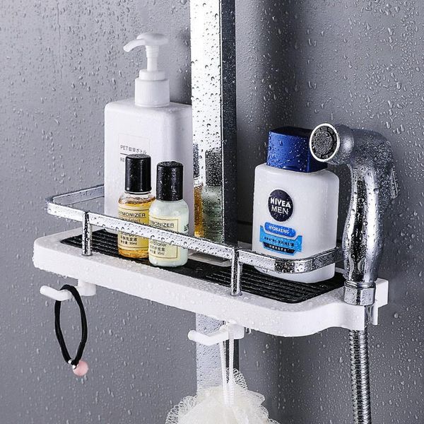 hooks & rails bathroom wall-mounted storage rack shower head holder soap dish box shampoo tray stand punch-shelf organizer pole
hooks & rails bathroom wall-mounted storage rack shower head holder soap dish box shampoo tray stand punch-shelf organizer pole