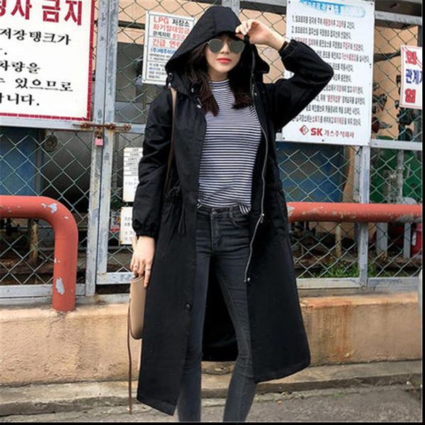 fashion long windbreaker women 2021 new spring autumn trench coats korean plus size hooded outerwear n1117, Tan;black
fashion long windbreaker women 2021 new spring autumn trench coats korean plus size hooded outerwear n1117, Tan;black