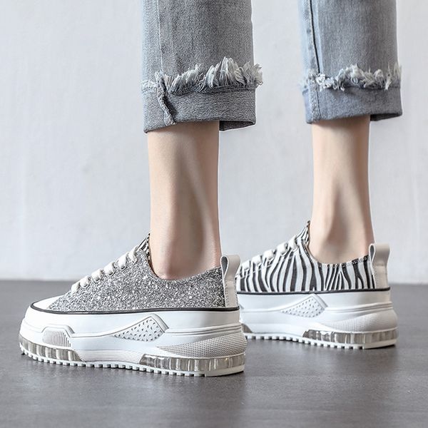 spring 2021 new casual trend zebra-stripe female canvas shoes platform girls lower soles of women wiu8, Black
spring 2021 new casual trend zebra-stripe female canvas shoes platform girls lower soles of women wiu8, Black