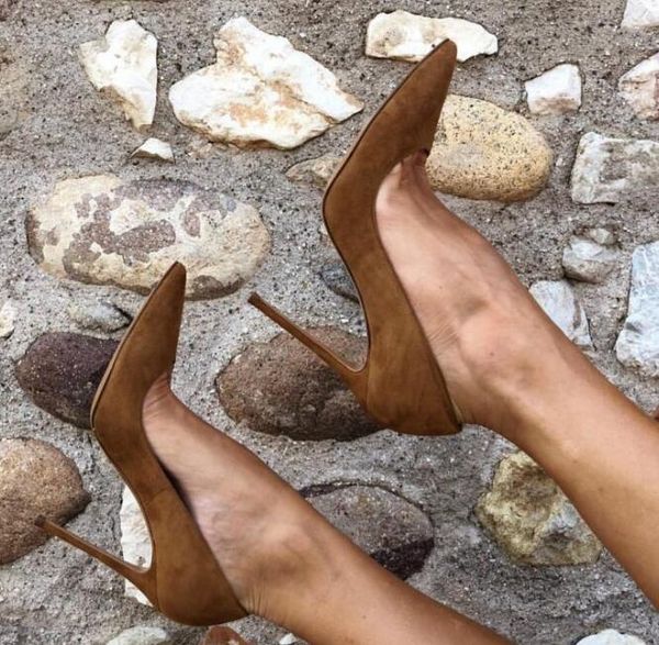 new fashion woman high heels shoe pointed toe coffee suede thin heels pumps 2021 elegant office lady shoe 12cm, Black
new fashion woman high heels shoe pointed toe coffee suede thin heels pumps 2021 elegant office lady shoe 12cm, Black