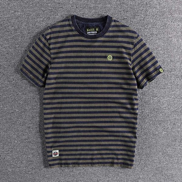 2022 men summer fashion japan harajuku simple style stripe o-neck short sleeve vintage cotton streetwear casual pullover t-shirt 210629, White;black
2022 men summer fashion japan harajuku simple style stripe o-neck short sleeve vintage cotton streetwear casual pullover t-shirt 210629, White;black