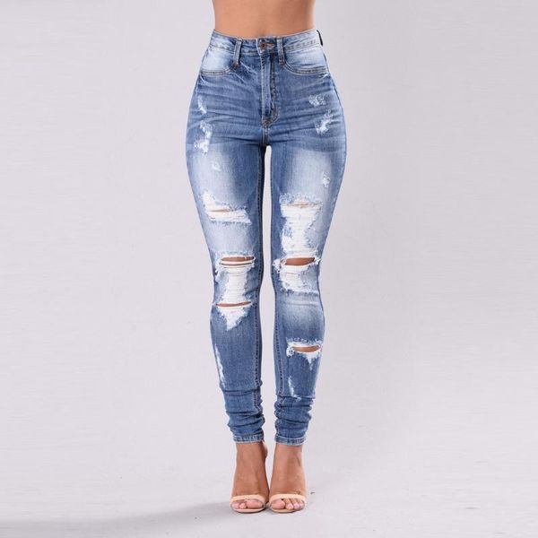 women ripped jeans stretch ripped distressed skinny high waist denim pants shredded jeans trousers slim laides #t1g, Blue
women ripped jeans stretch ripped distressed skinny high waist denim pants shredded jeans trousers slim laides #t1g, Blue
