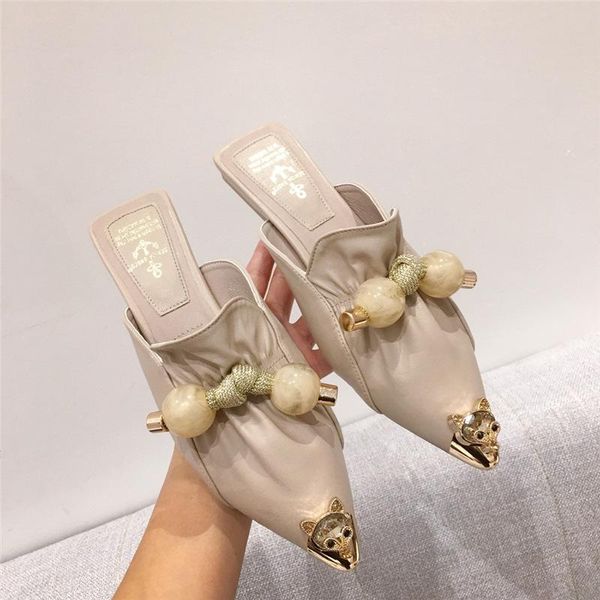 deat 2021 new spring and summer fashion casual baotou half slippers for women to wear flat bottom low heel sh914, Black
deat 2021 new spring and summer fashion casual baotou half slippers for women to wear flat bottom low heel sh914, Black