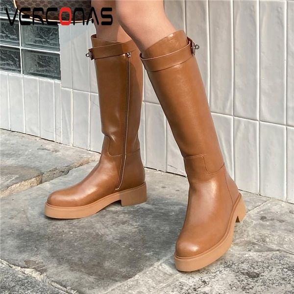 boots verconas fashion women platforms knee-high thick heels shoes woman side zipper metal decoration long autumn winter, Black
boots verconas fashion women platforms knee-high thick heels shoes woman side zipper metal decoration long autumn winter, Black