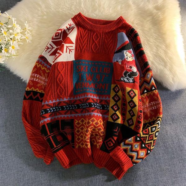 men's sweaters christmas men sweater autumn winter warm casual cartoon printed pullover lazy style o-neck harajuku comple pullovers, White;black
men's sweaters christmas men sweater autumn winter warm casual cartoon printed pullover lazy style o-neck harajuku comple pullovers, White;black