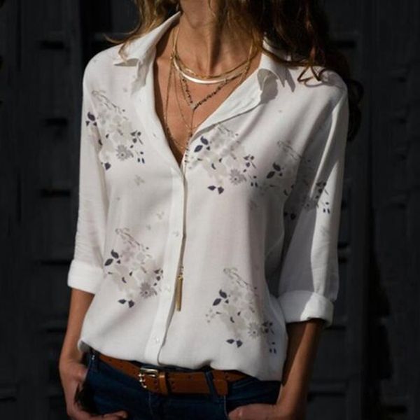 2021 color spring/summer ladies street comfy button-down plover size blouses of shipping 861v, White
2021 color spring/summer ladies street comfy button-down plover size blouses of shipping 861v, White
