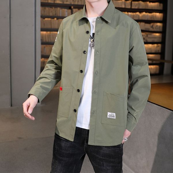 2021 new button up long sleeve shirt men streetwear harajuku oversized shirts autumn loose casual black white 4xl 5xl plus size bs5e, White;black
2021 new button up long sleeve shirt men streetwear harajuku oversized shirts autumn loose casual black white 4xl 5xl plus size bs5e, White;black