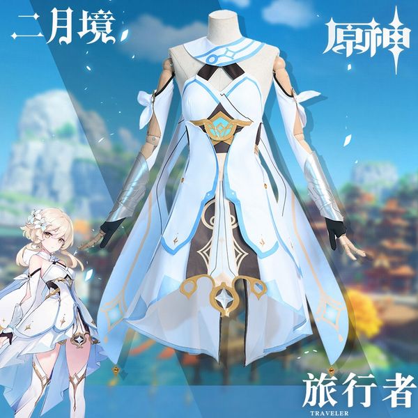 anime costumes genshin impact cosplay costume traveler lumine cosplay costume women white costume halloween dress stocking belt suit, Black
anime costumes genshin impact cosplay costume traveler lumine cosplay costume women white costume halloween dress stocking belt suit, Black
