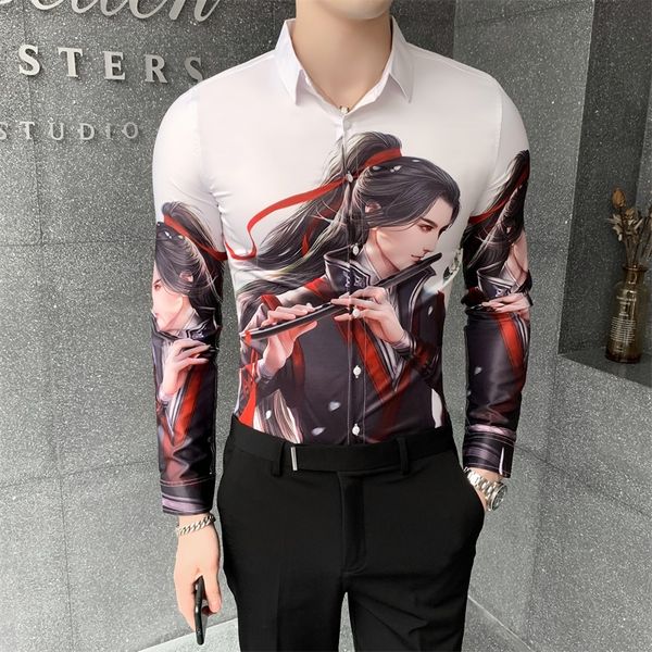 2021 autumn new men's luxury printing shirts for all men with sleeves long shirt casual suit tuxedo tzqv, Black;brown
2021 autumn new men's luxury printing shirts for all men with sleeves long shirt casual suit tuxedo tzqv, Black;brown