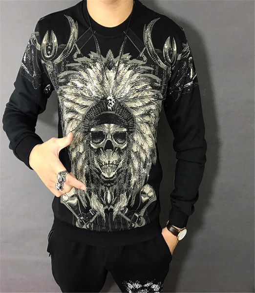 men's hoodies & sweatshirts european and american luxury fashion sweatshirts are printed male cool pullovers kakw, Black
men's hoodies & sweatshirts european and american luxury fashion sweatshirts are printed male cool pullovers kakw, Black