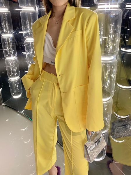 women's suits & blazers 2021 autumn luxury women polyester blazer female fashion jacket coat 2 color ddxgz2 6.09, White;black
women's suits & blazers 2021 autumn luxury women polyester blazer female fashion jacket coat 2 color ddxgz2 6.09, White;black