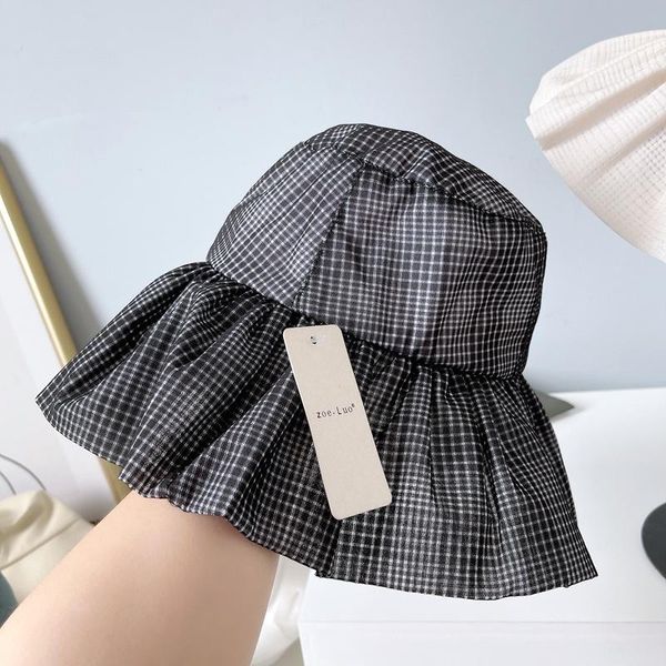 beanie/skull caps japanese pleated semi-permeable bucket hat women's summer sun protection breathable cloth cap, Blue;gray
beanie/skull caps japanese pleated semi-permeable bucket hat women's summer sun protection breathable cloth cap, Blue;gray