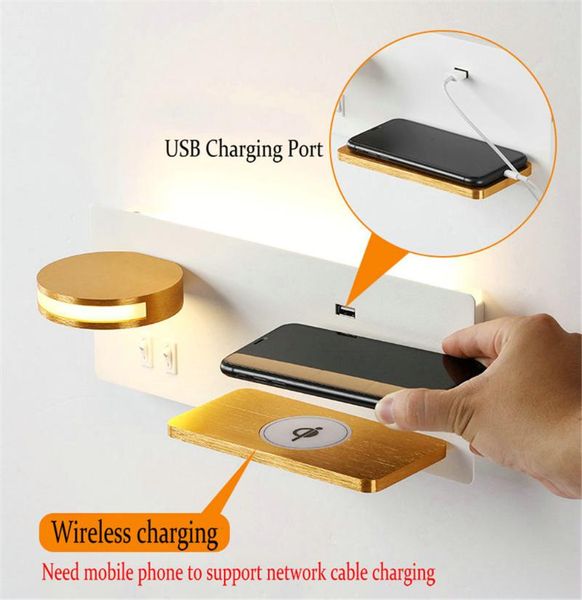 wall lamp 11w/5w led indoor multifunctional reading lighting modern bedroom bedside usb wireless charging lights
wall lamp 11w/5w led indoor multifunctional reading lighting modern bedroom bedside usb wireless charging lights