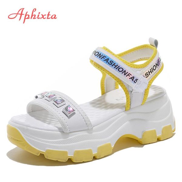 aphixta 2021 platform luxury jewellery crystal sandals women summer shoes thick heel casual sandals shoes summer sandalias mujer, Black
aphixta 2021 platform luxury jewellery crystal sandals women summer shoes thick heel casual sandals shoes summer sandalias mujer, Black