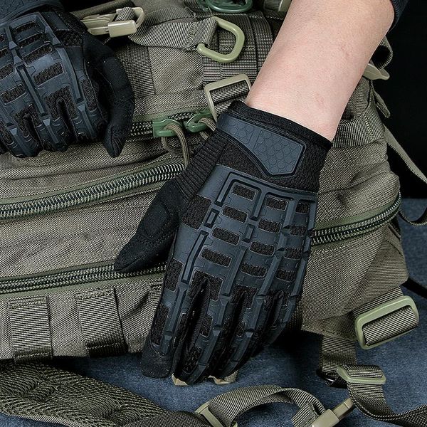 cycling gloves tactical full finger male outdoor training ride off-road motorcycle slip resistant protection, Black
cycling gloves tactical full finger male outdoor training ride off-road motorcycle slip resistant protection, Black