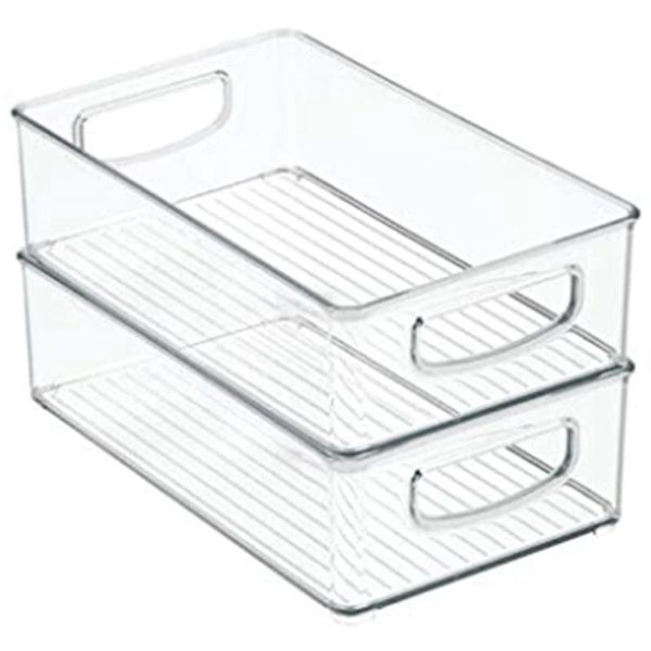 plastic kitchen pantry, cabinet, refrigerator storage organizer bin basket with handles-organizer for fruit
plastic kitchen pantry, cabinet, refrigerator storage organizer bin basket with handles-organizer for fruit