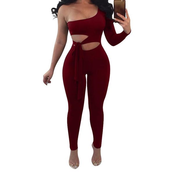 women's jumpsuits & rompers women bandage one shoulder hollow out party overalls onepiece club long suits set ws6309p, Black;white
women's jumpsuits & rompers women bandage one shoulder hollow out party overalls onepiece club long suits set ws6309p, Black;white