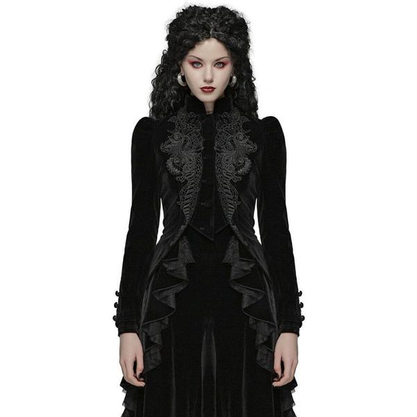 women's jackets women gothic medieval vintage overcoat black coat zipper outwear jacket plus sizes retro bandage lace up casaco feminin, Black;brown
women's jackets women gothic medieval vintage overcoat black coat zipper outwear jacket plus sizes retro bandage lace up casaco feminin, Black;brown