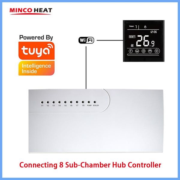 smart home control 3a water floor heating thermostat work with normally closed servos actuator connecting 8 sub-chamber hub controller
smart home control 3a water floor heating thermostat work with normally closed servos actuator connecting 8 sub-chamber hub controller