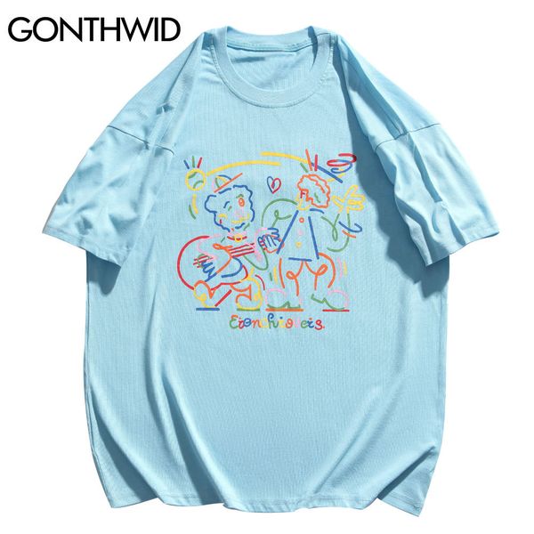 gonthwid t-shirts harajuku rainbow graffiti bear casual cotton tshirts streetwear hip hop tees fashion short sleeve loose c0315, White;black
gonthwid t-shirts harajuku rainbow graffiti bear casual cotton tshirts streetwear hip hop tees fashion short sleeve loose c0315, White;black