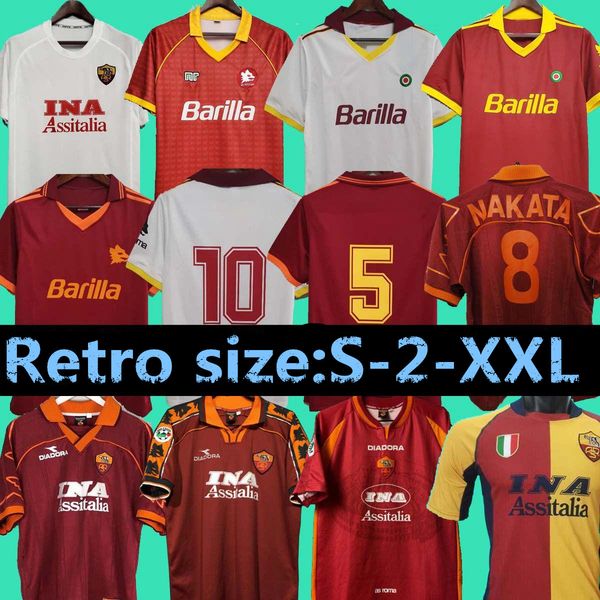 1996 1997 1998 1999 2000 Roma Retro soccer jersey 1992 1994 TOTTI NAKATA BATISTUTA Candela Montella BALBO 91 92 94 rome Maglia da calcio, Black;yellow
1996 1997 1998 1999 2000 Roma Retro soccer jersey 1992 1994 TOTTI NAKATA BATISTUTA Candela Montella BALBO 91 92 94 rome Maglia da calcio, Black;yellow