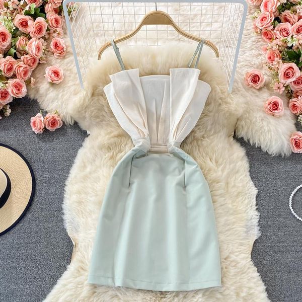 casual dresses uulutonica summer spring pacthwork camisole slash neck folds pecil siim sleeveless high waist women female dress, Black;gray
casual dresses uulutonica summer spring pacthwork camisole slash neck folds pecil siim sleeveless high waist women female dress, Black;gray