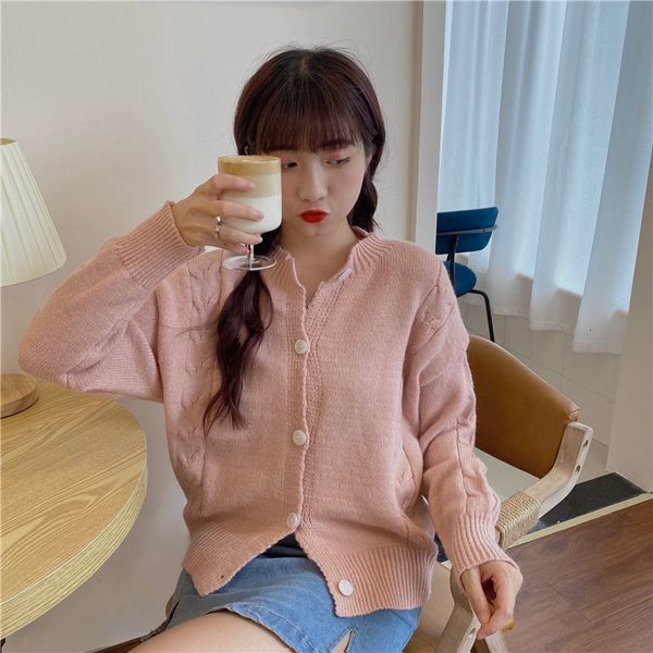 2021 new sweater v-neck knitted cardigan short women's early autumn casual style all-match temperament jacket teu6, White;black
2021 new sweater v-neck knitted cardigan short women's early autumn casual style all-match temperament jacket teu6, White;black