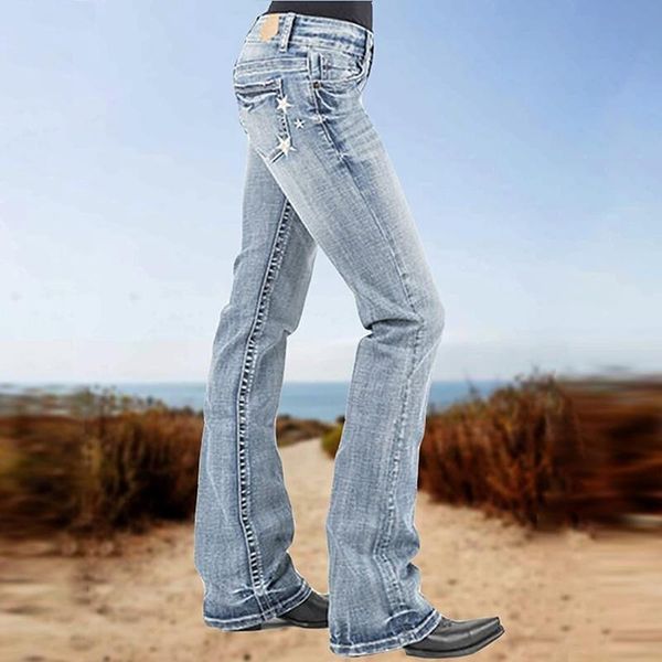women's jeans ladies slim fit wash casual embroidered plus size denim women pants long comfortable trouser, Blue
women's jeans ladies slim fit wash casual embroidered plus size denim women pants long comfortable trouser, Blue